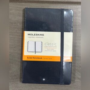 NWT “MOLESKINE” Classic•hardcover•Sapphire Blue•Ruled•pocket-sized• 3.5”x5.5”